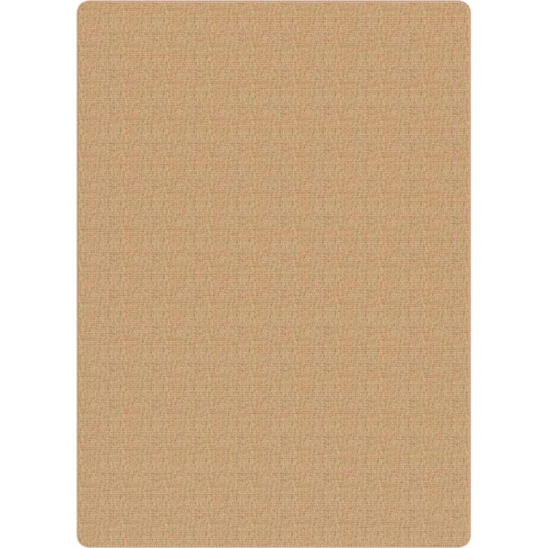 vidaXL Jutetæppe 70x130 cm naturfarvet med latexunderside