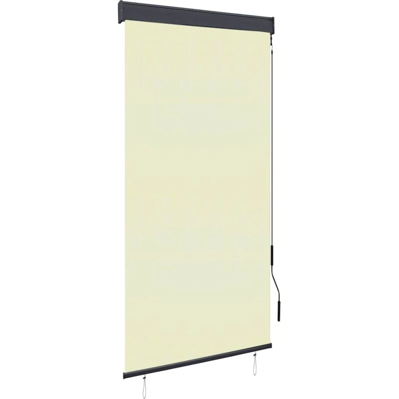 vidaXL udendørs rullegardin 100x250 cm cremefarvet