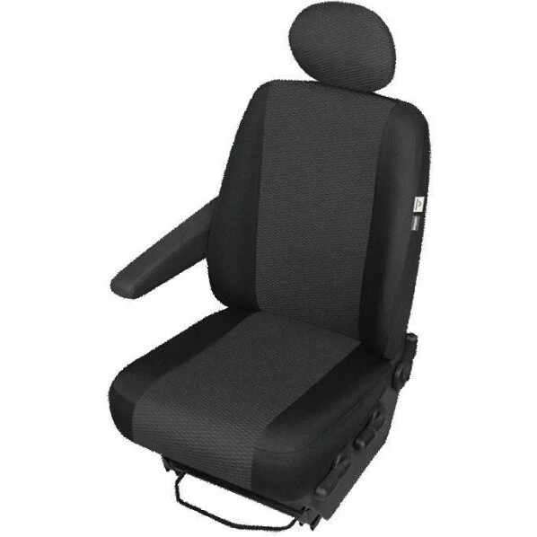 VAN sædeovertræk – enkeltsæde førerside, koksgrå