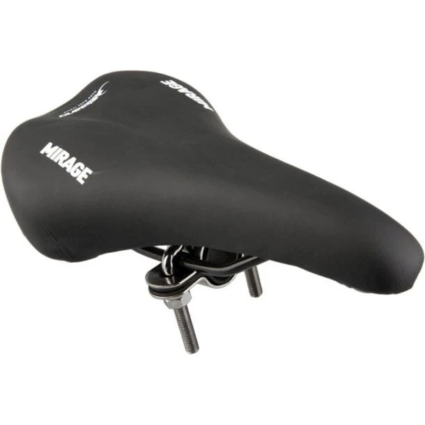 Mirage SB Børnesadel til rammerør, sort (max 45mm)