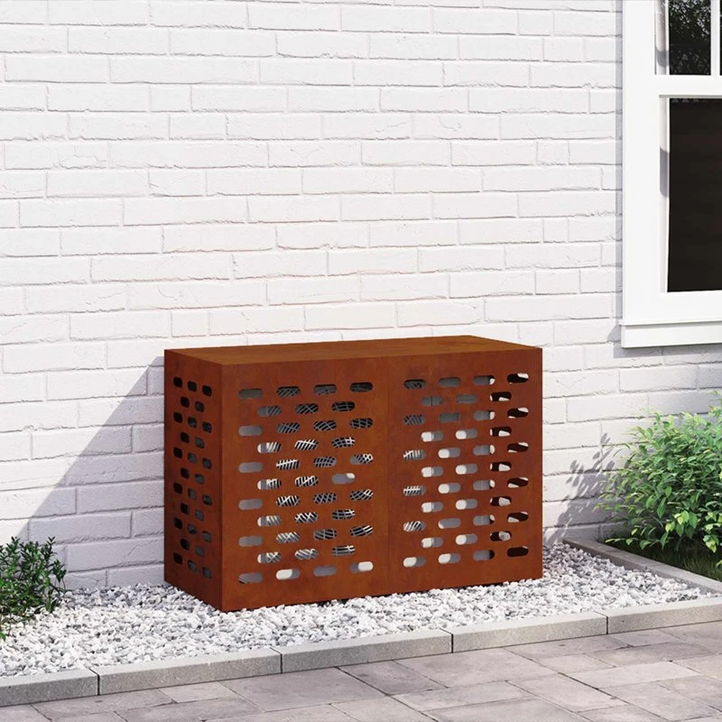 vidaXL Air Conditioner Cover 90 x 40 x 60 cm Rusten Stål