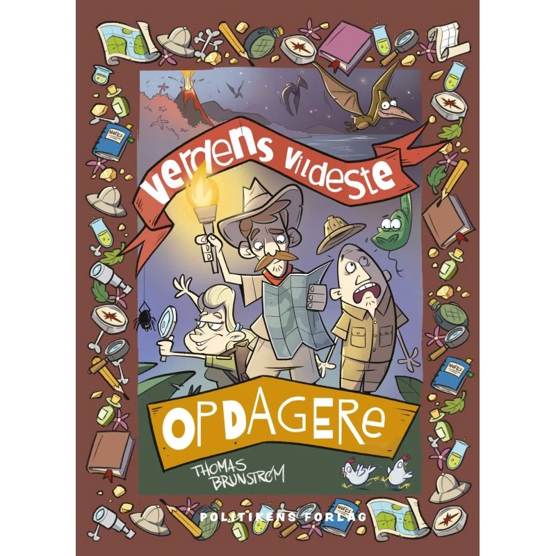 Verdens vildeste opdagere - Børnebog, hardback
