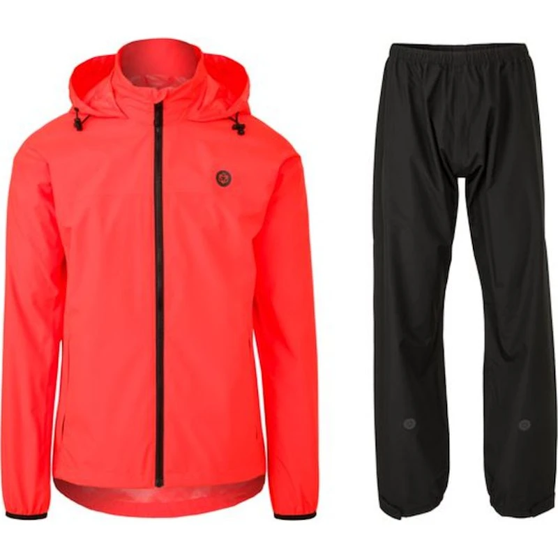 AGU Essential GO Regnsæt Unisex Hi-Vis Neon Red S