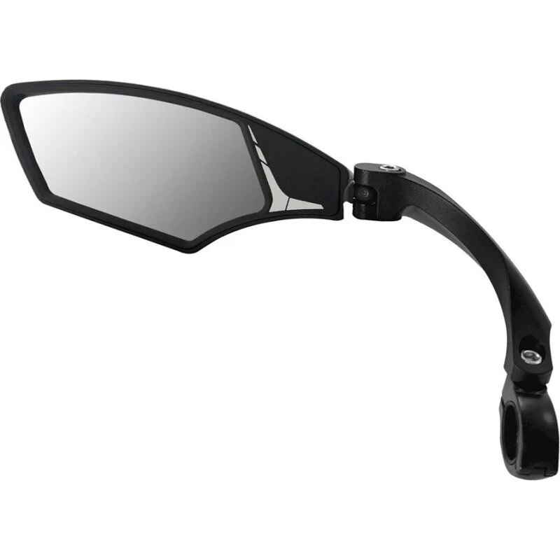 Bike Attitude venstre sidespejl, multi-justerbart, rustfrit