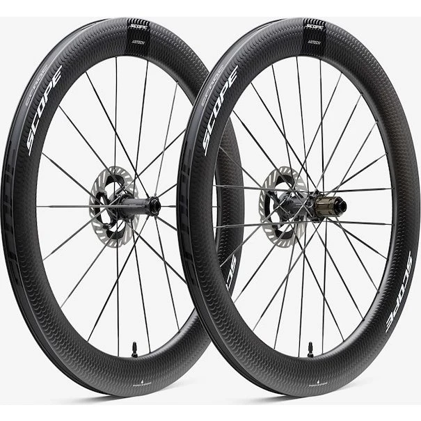 Scope Artech 6.A Disc Hjulsæt 700c 65mm Carbon White Decals