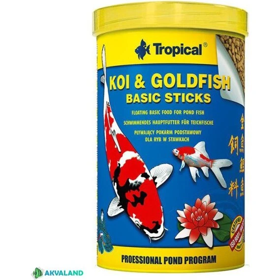 Tropical Koi & Goldfish Basic Sticks 90 g