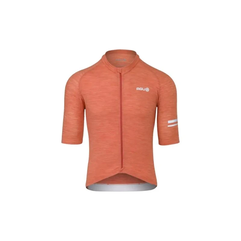 AGU Merino Performance Cykeltrøje Korte ærmer Sunset Orange Herre XXL