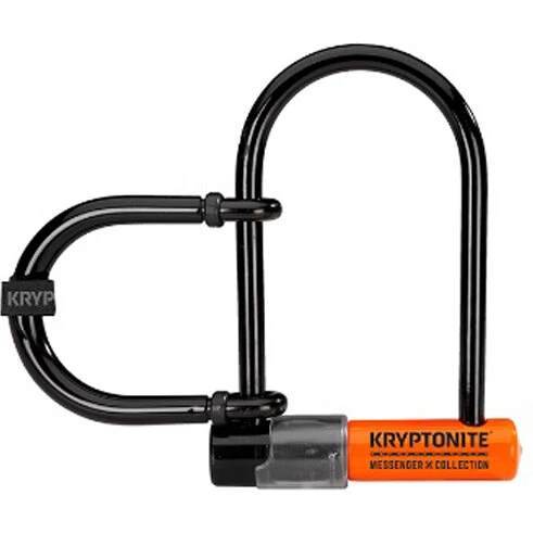 Kryptonite Messenger Mini+ bøjlelås, forlænget bøjle 9,5x16,5 cm