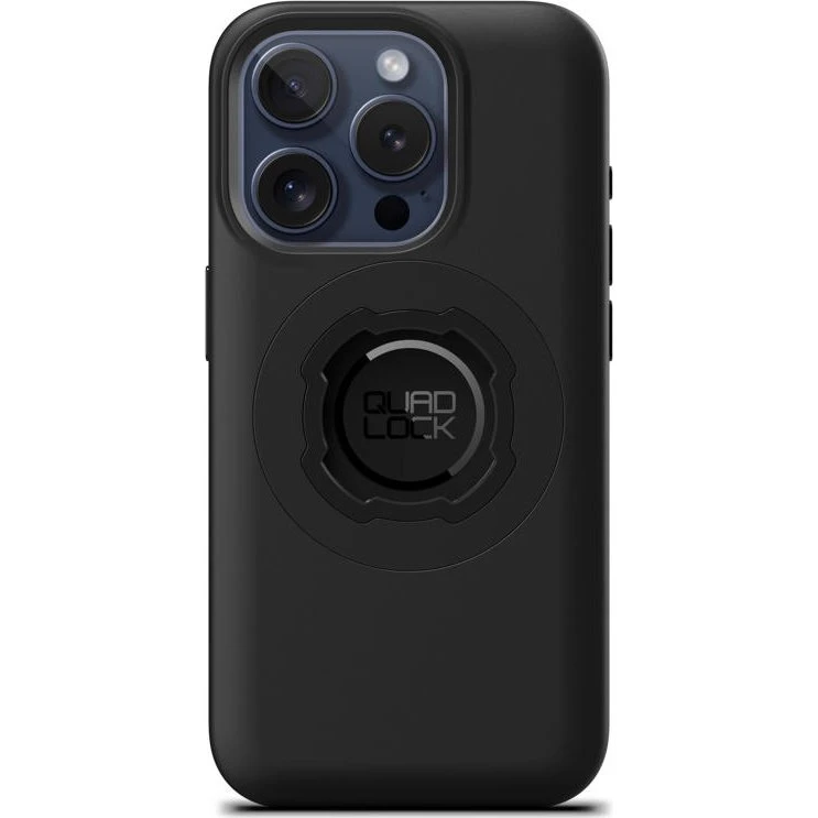 Quad Lock MAG Cover Case magnetisk til iPhone 15 Pro sort