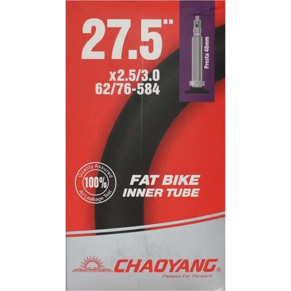 Chaoyang 27,5" x 2,50-3,0 med 48mm racerventil