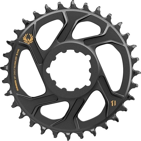 SRAM Eagle Klinge 34T Direct Mount 3 mm offset guld