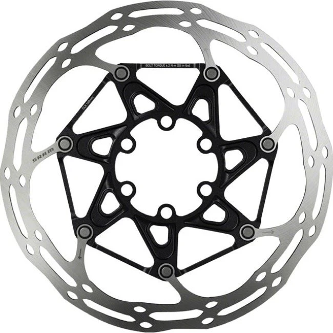 SRAM Rotor Centerline 160 mm to-delt, afrundet, 6 titaniumbolte