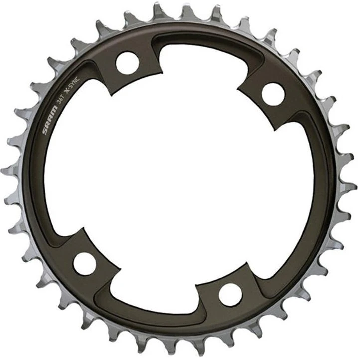 SRAM Force AXS 44T 1x12 Speed Kædekrans, Sort, 107 mm BCD