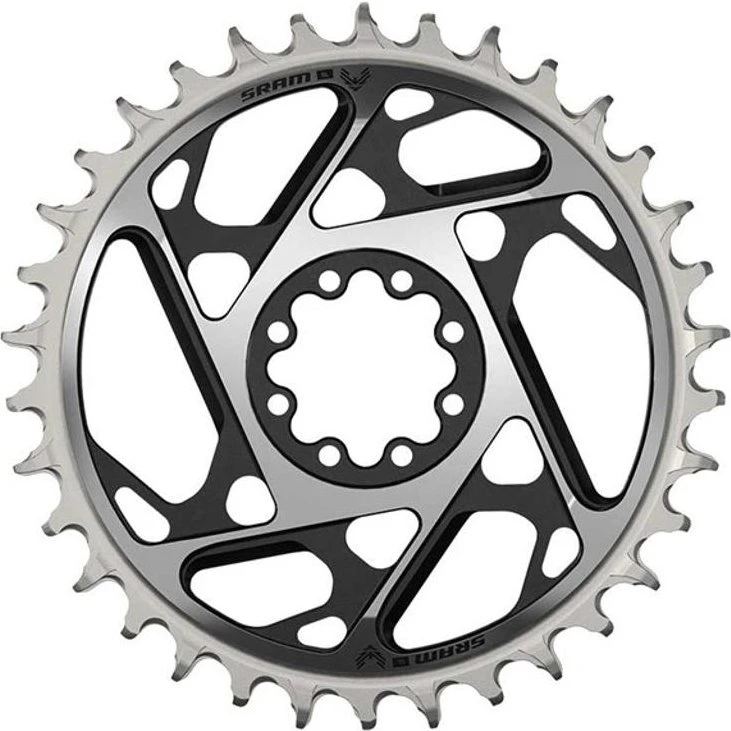 SRAM XXSL D1 T-Type Direct Mount 34T 3 mm Offset Sort/Sølv
