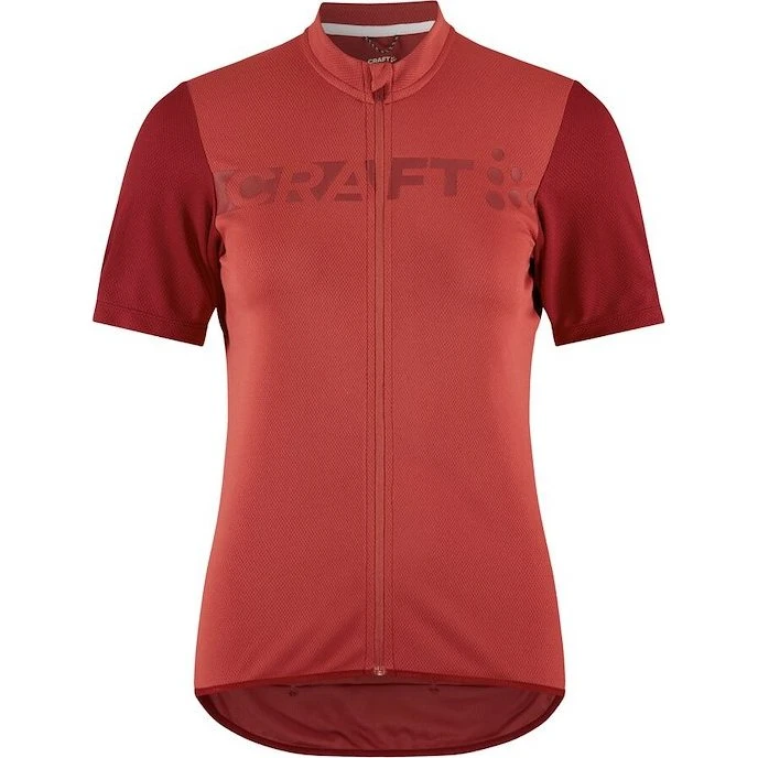 Craft Endur Logo Kortærmet Cykeltrøje Dame Astro/Rhubarb