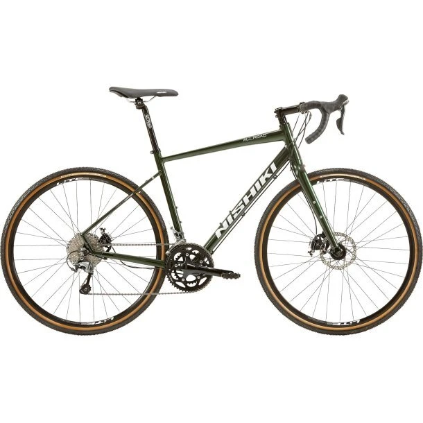 Nishiki All Road Gravelcykel Herre - Shimano Tiagra 2x10, Brun
