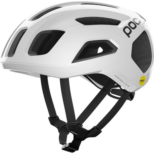 POC Ventral Air MIPS Cykelhjelm, Hydrogen White/Uranium Black, 50-56 cm
