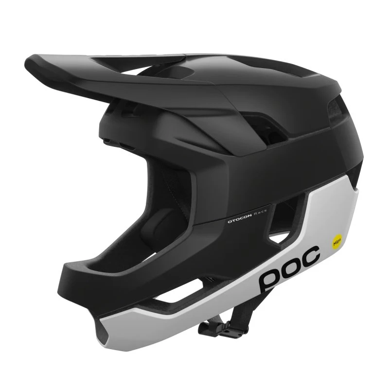 POC Otocon Race MIPS Fullfacehjelm, Uranium Black/Hydrogen White, 55-58 cm