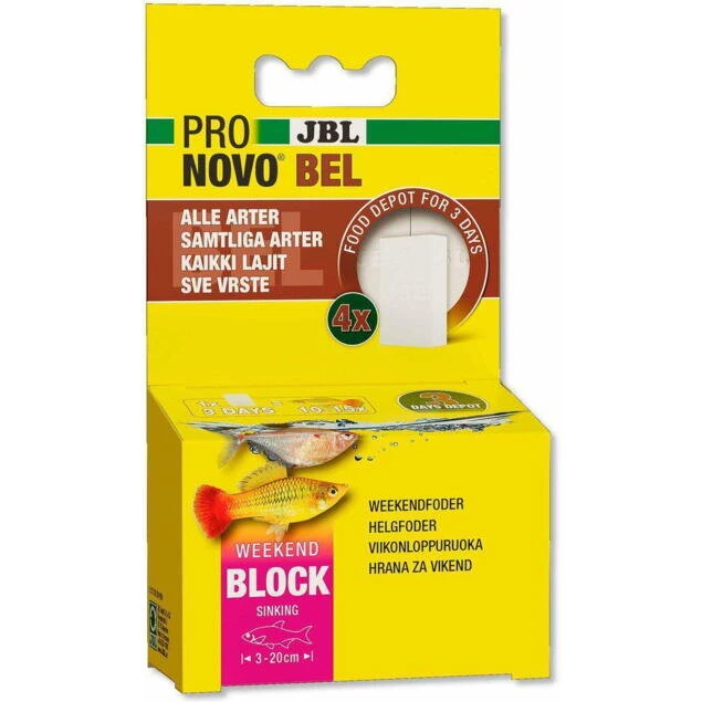 JBL ProNovo BEL Weekendfoder 4x20g
