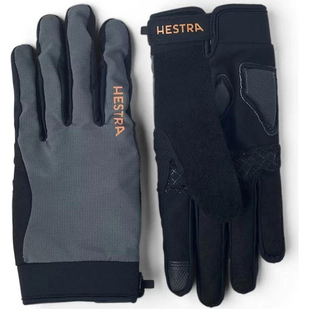 Hestra Bike Guard Long cykelhandsker mørkegrå, str. 6