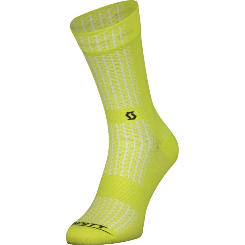 SCOTT Performance Crew cykelstrømper sulphur yellow (39-41)