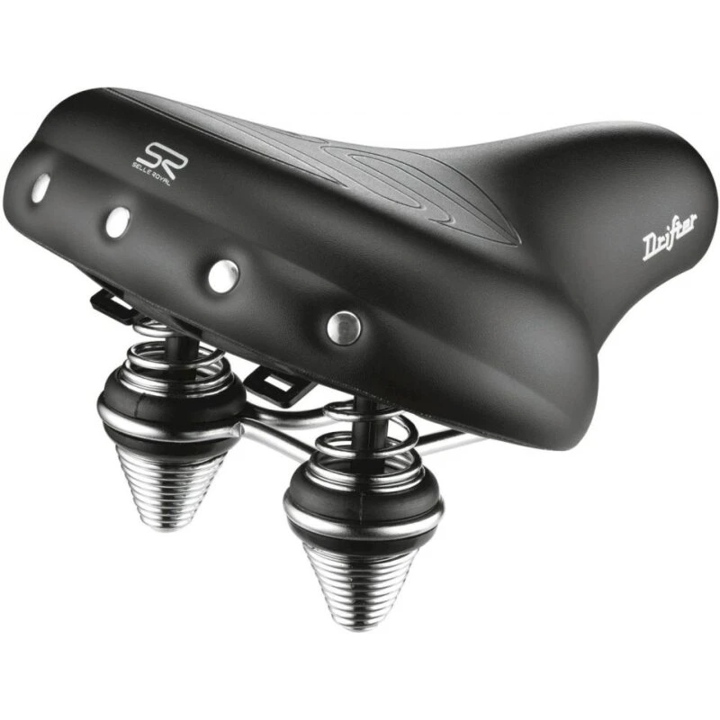 Selle Royal Drifter Strengtex - Sort (dobbelt fjeder)