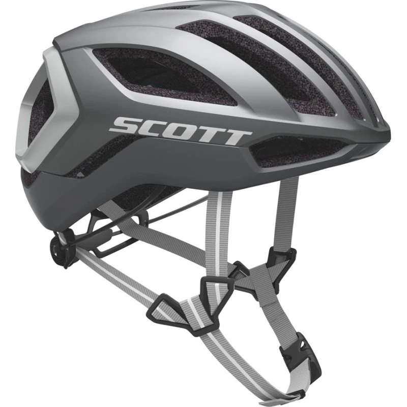 Scott Centric Plus Cykelhjelm Dark Silver/Reflective Grey
