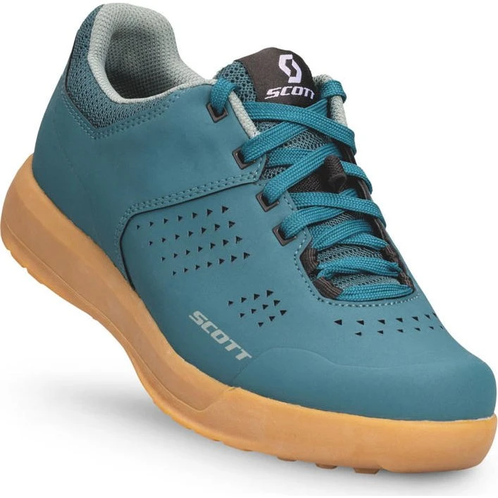 SCOTT SHR-Alp MTB Cykelsko Dame Flat Petrol Blue/Mint 42
