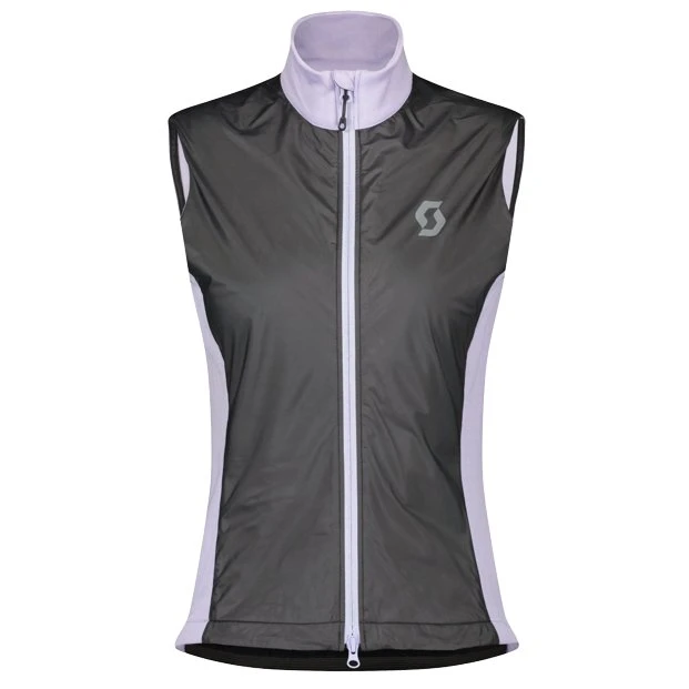 Scott Gravel Warm Merino Vest Lilla/Sort Dame XL
