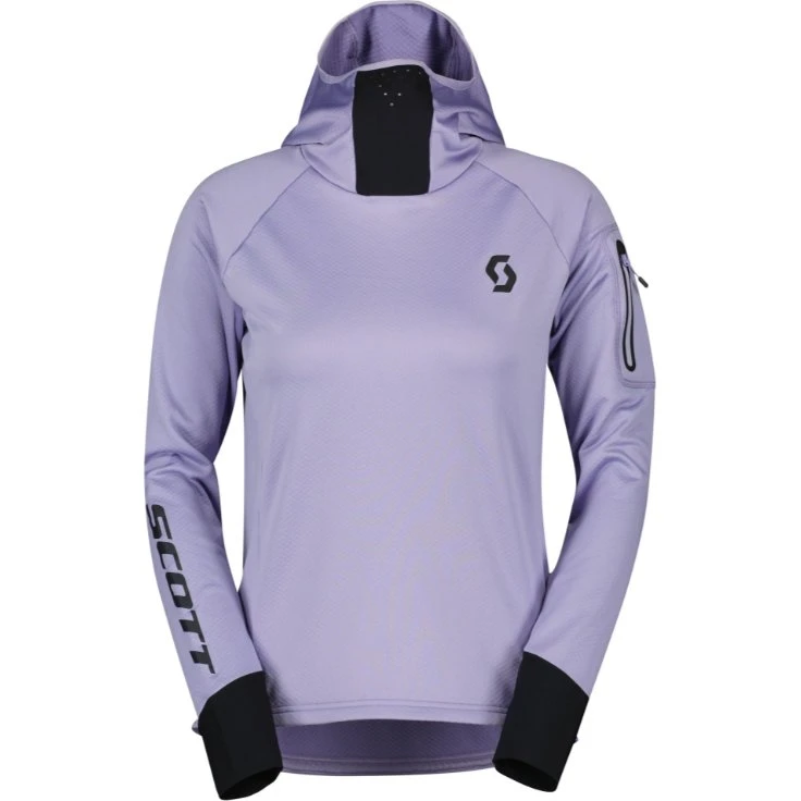 SCOTT Trail Storm Hoody til Kvinder, Lilla, L