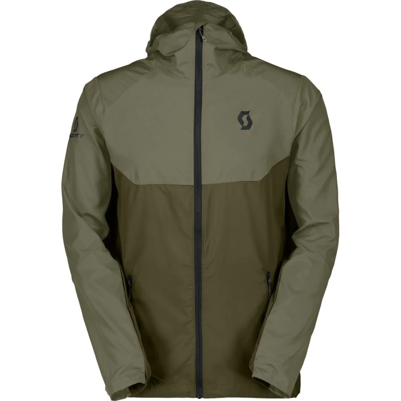 SCOTT Explorair Light Windbreaker cykeljakke hay green/fir green herre