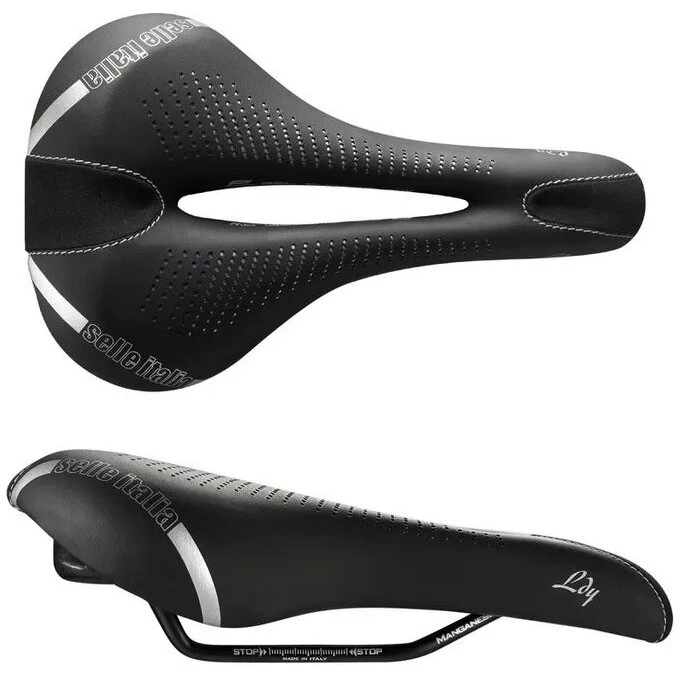Selle Italia Gel Flow Damesadel, sort