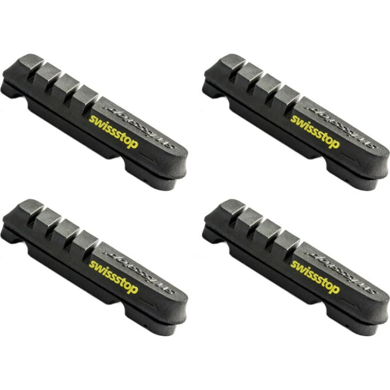 Swissstop Flash EVO Black Prince - Bremsegummi til Carbon Fælge (4 stk)