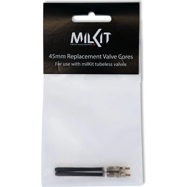 Milkit 2x 45 mm Løse Ventiler til Tubeless