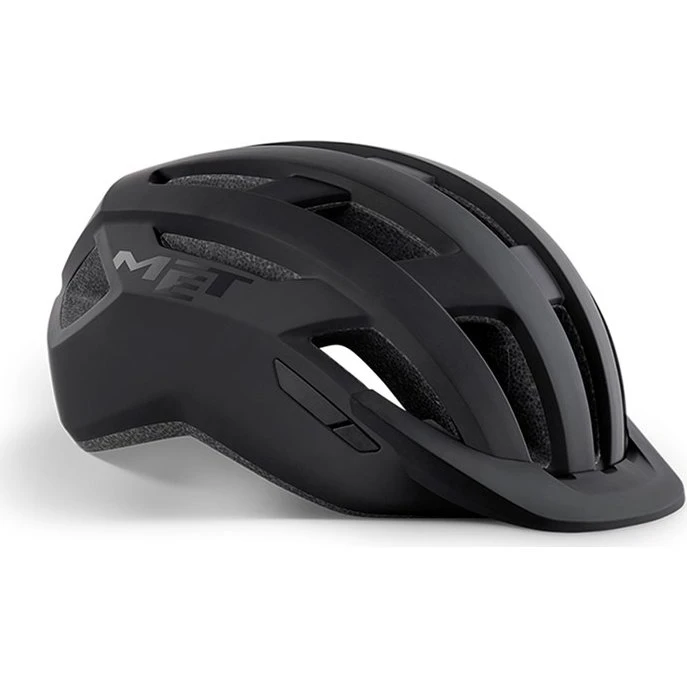 MET Allroad Cykelhjelm, Mat Sort, Str. 58-61 cm