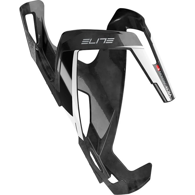 Elite Vico Carbon Sort med Hvid Grafik
