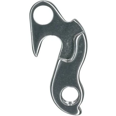 XLC DO-A12 højre bagskifterbøjle i aluminium - sølv