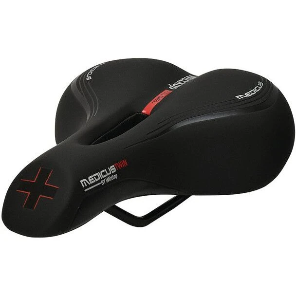 Wittkop Tvilling 2.0 damesadel – sort (E‑bike/trekking)