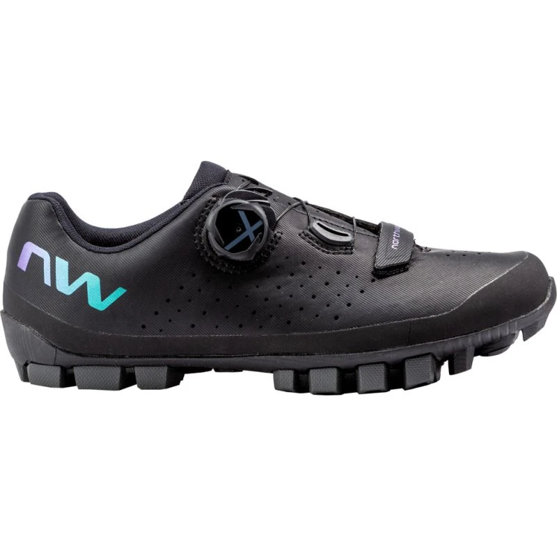 Northwave Hammer Plus MTB-cykelsko, sort/iridescent, dame, 42,5