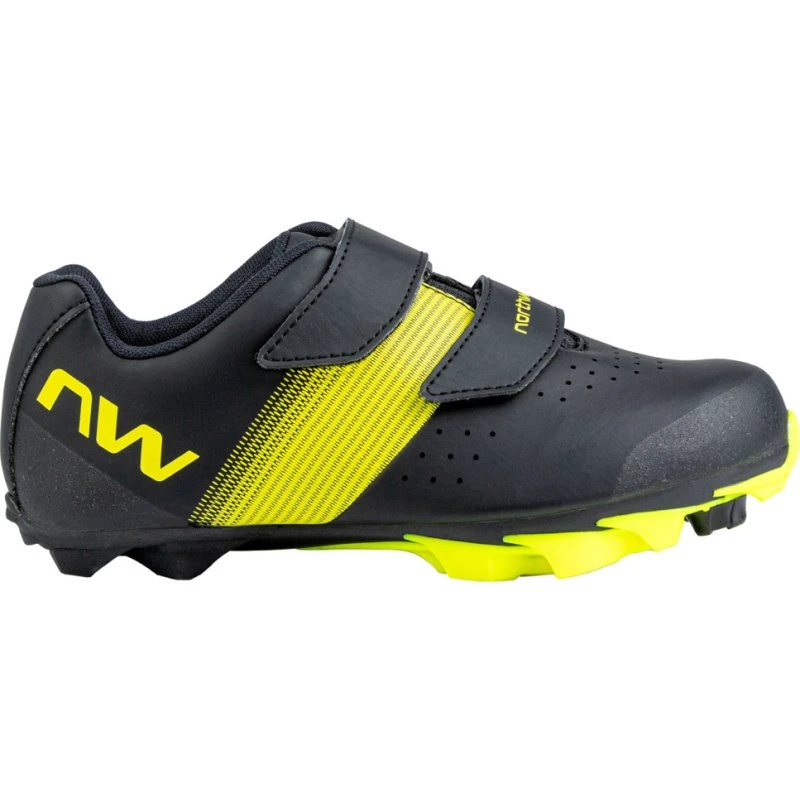 Northwave Hammer Junior Cykelsko Sort/Gul 35