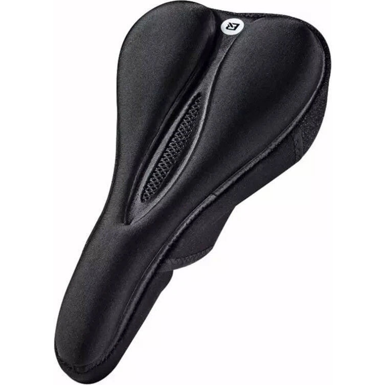 Rockbros LF047‑S silikone/memory foam saddelovertræk M, sort