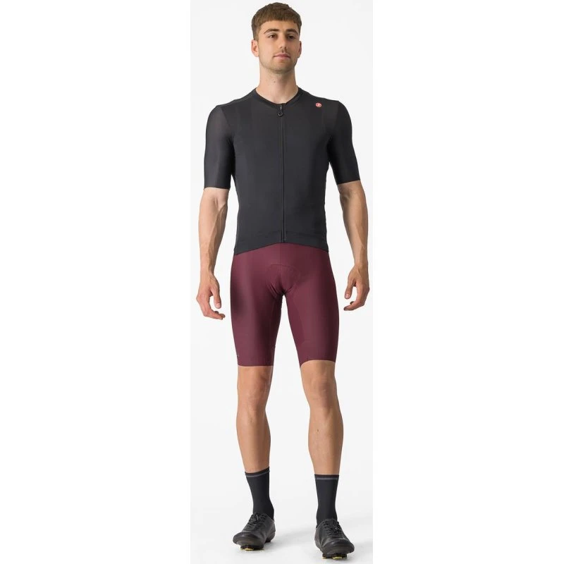 Castelli Espresso Jersey Sort/Mørk Grå S
