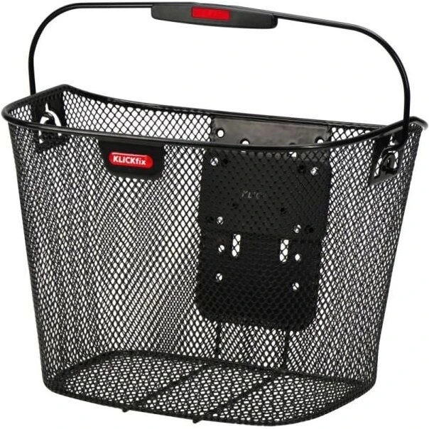 Klickfix Uni Sort cykelkurv, 16 L