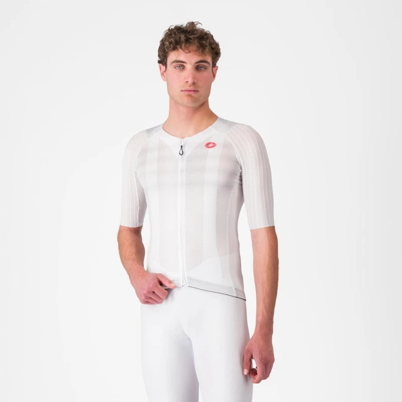 Castelli Aero Race 8S Jersey Hvid XL