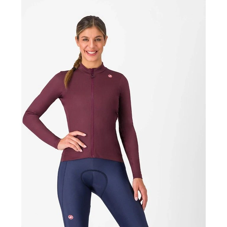 Castelli Espresso W Termo-Jakke Deep Bordeaux