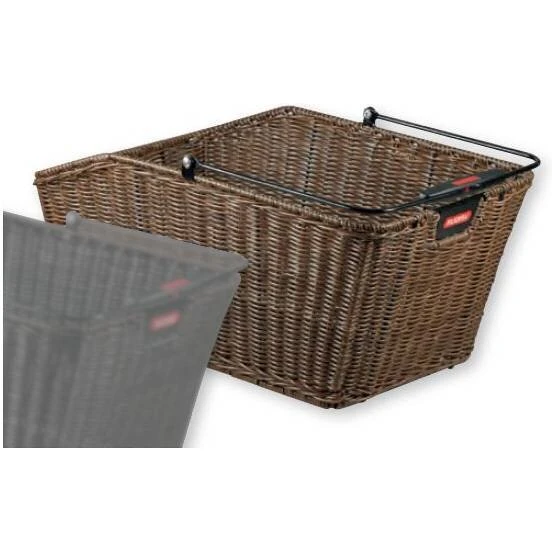 KLICKfix Kurv til bagagebærer KorbKlip, brun 18 L