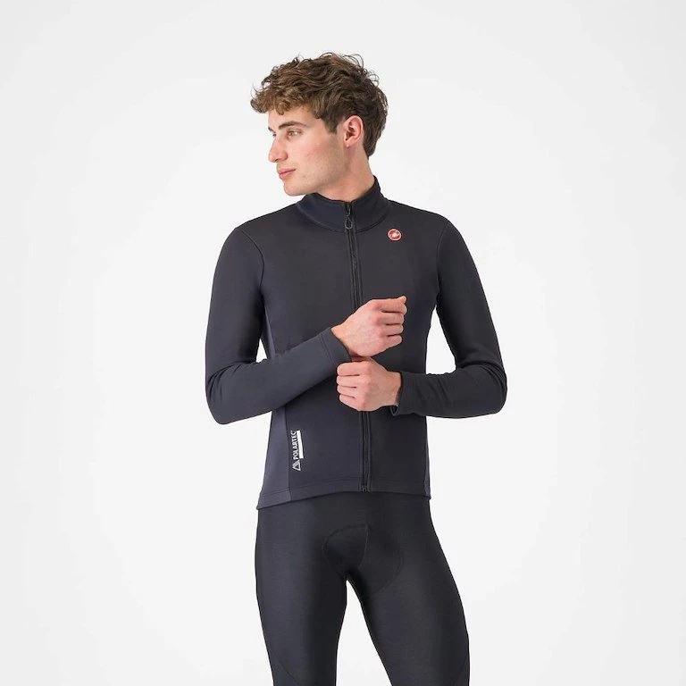 Castelli Entrata 2 Cykeljakke Light Black/Dark Gray Herre