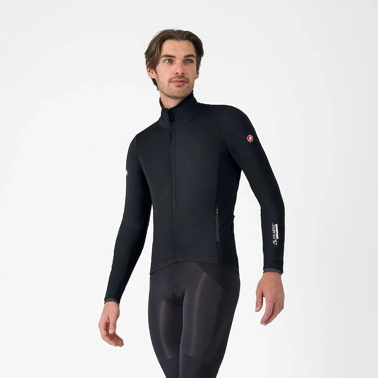 Castelli Alpha 150 Cykeljakke Light Black/Black Herre M