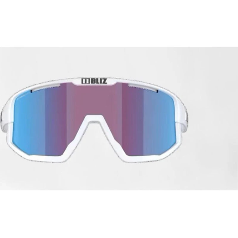 Bliz Fusion Small (33) Cykelbriller rose/violet mirror blue lens mat hvid