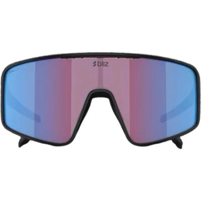 Bliz P001 Large (38) Cykelbriller Rose/Violet Mirror Blue Lens, Matt Black